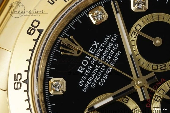 MiroTime 0228 Daytona 116508 BTF 1:1 Best Edition Black Diamonds Dial on YG Bracelet SA Sporty 2151